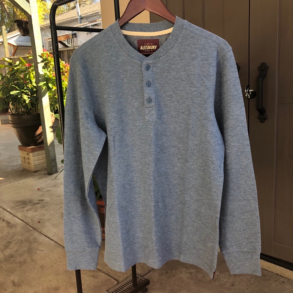 Alesbury Long Sleeve Henley Shirt